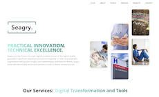 <p><strong>New Seagry website launched with fresh branding and logo!</strong></p><p>Rebranding and new site functionality designed and deployed. New site is live, utilising latest web frameworks and responsive design.</p>